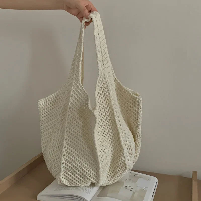 Crochet tote bag