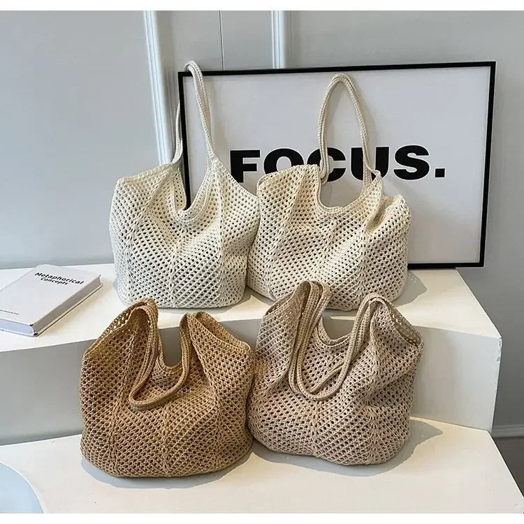 Crochet tote bag