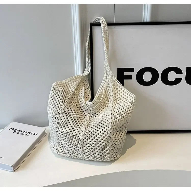 Crochet tote bag