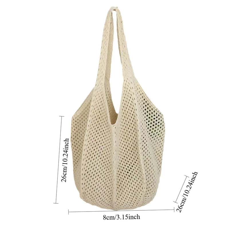 Crochet tote bag