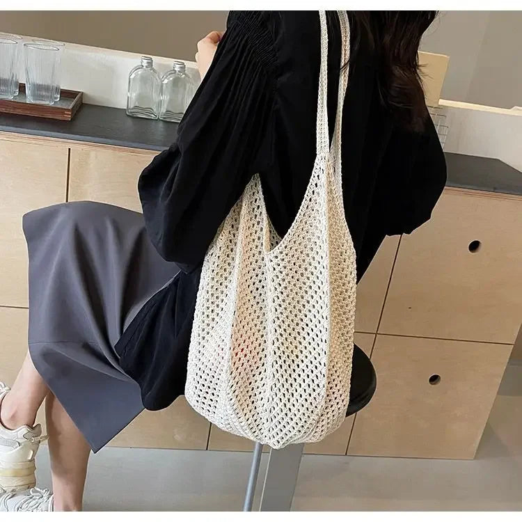 Crochet tote bag
