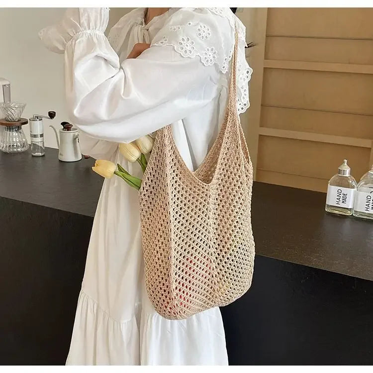 Crochet tote bag