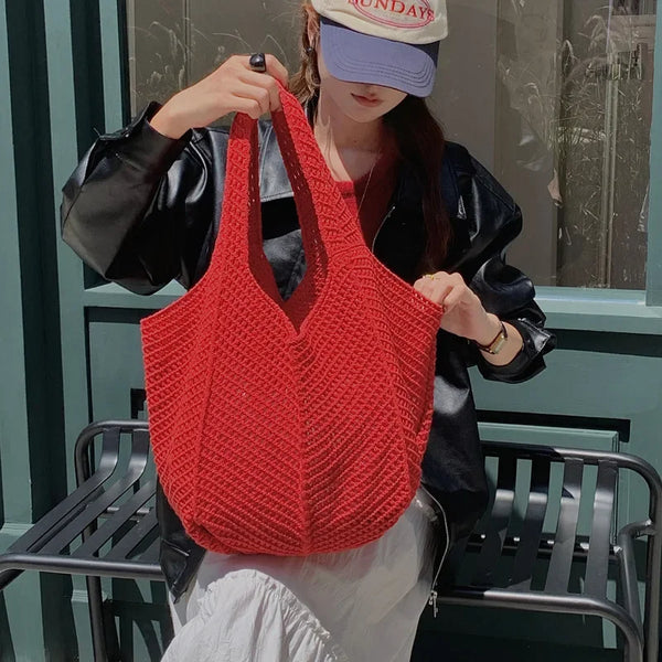 Crochet tote bag