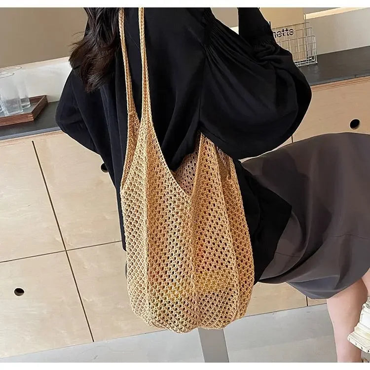 Crochet tote bag