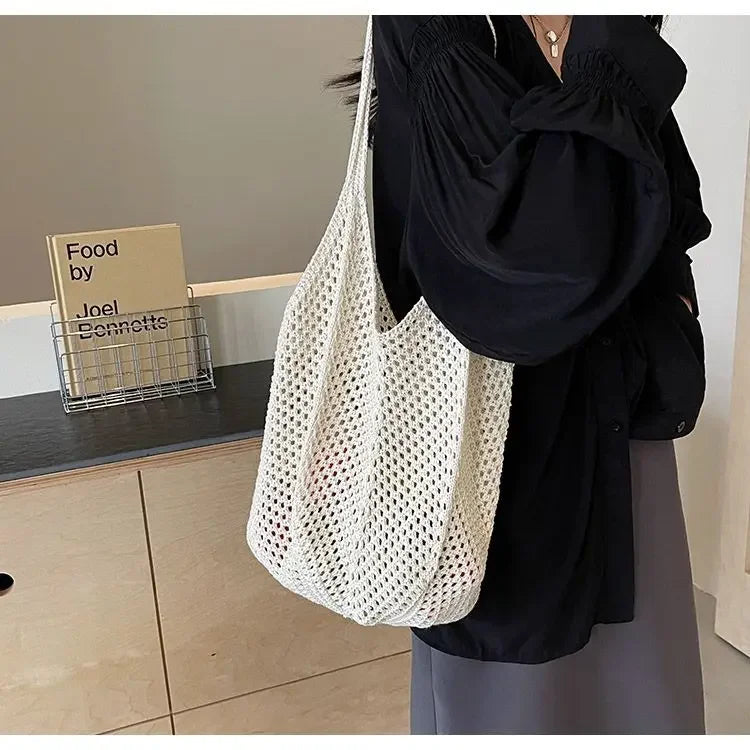 Crochet tote bag