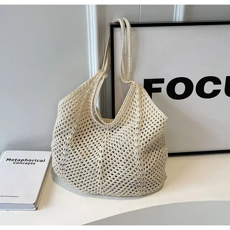 Crochet tote bag