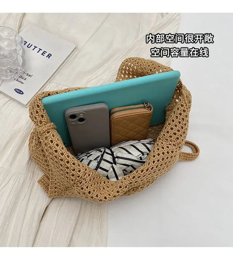 Crochet tote bag