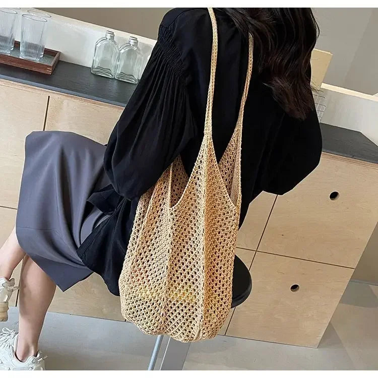 Crochet tote bag