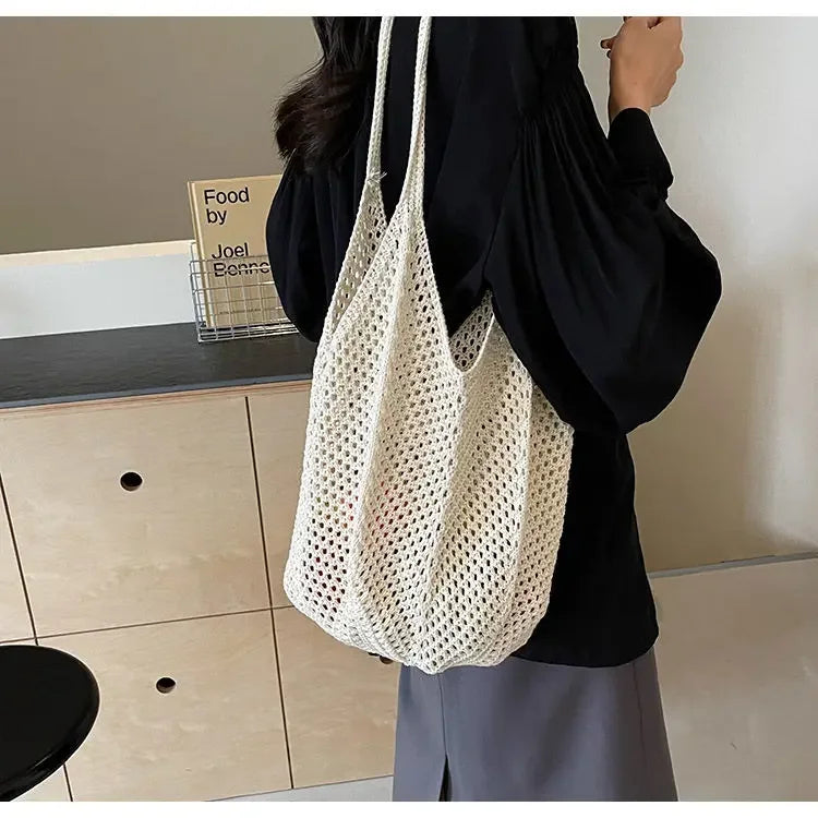 Crochet tote bag