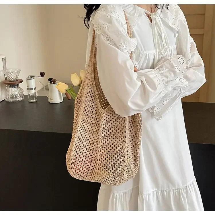 Crochet tote bag