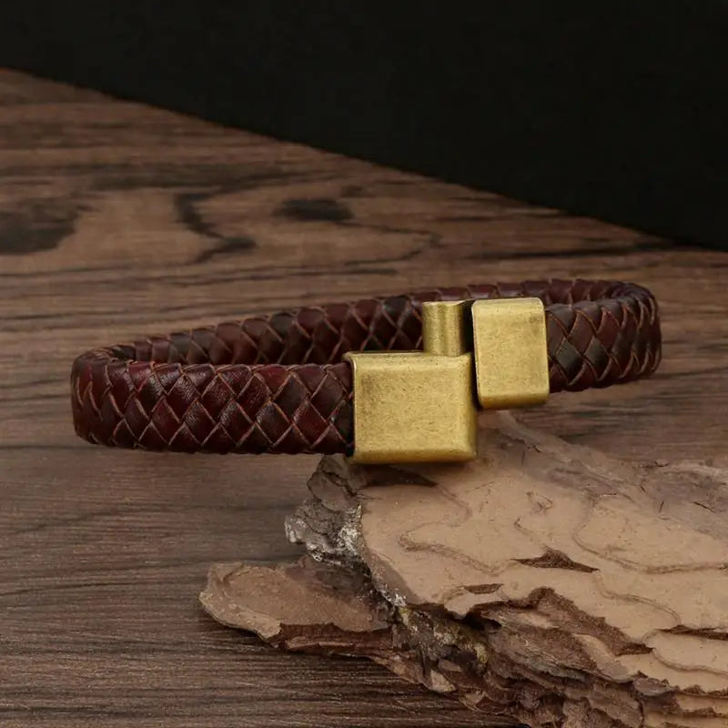 Braided Leather Bracelet