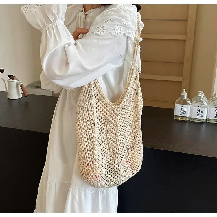 Crochet tote bag