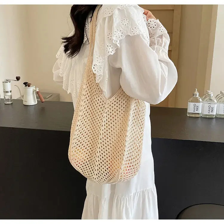 Crochet tote bag