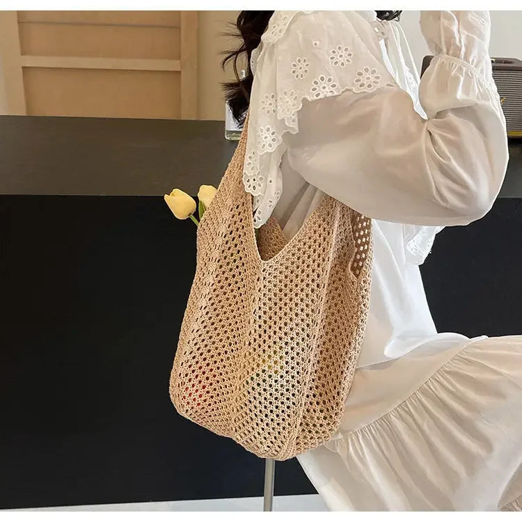 Crochet tote bag