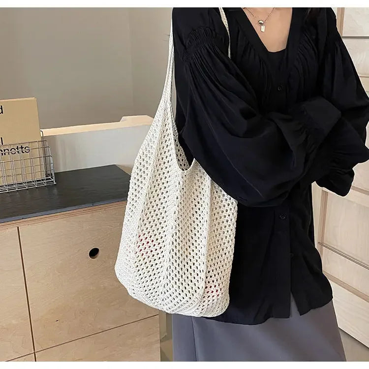 Crochet tote bag