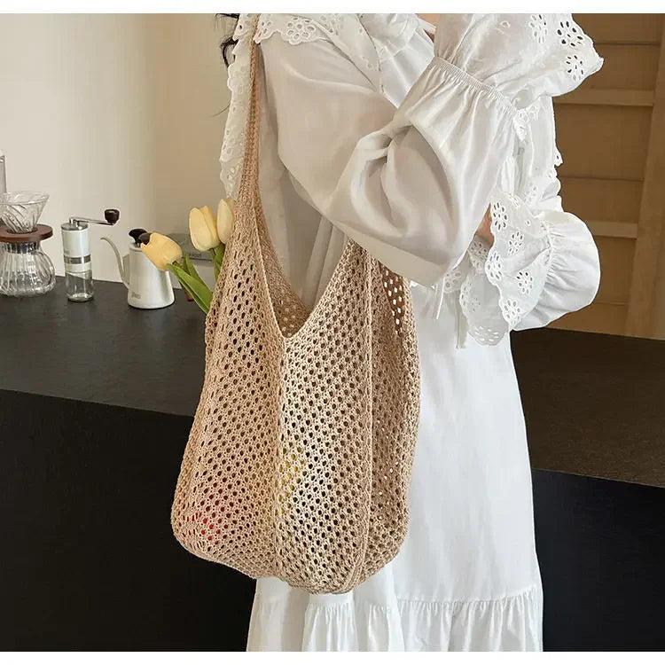 Crochet tote bag