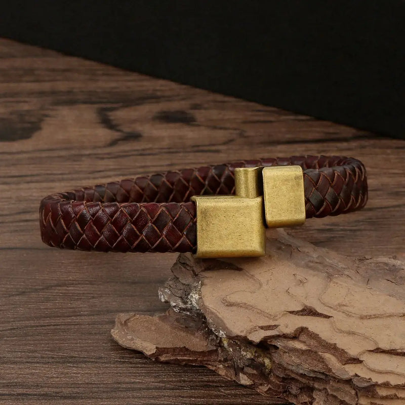 Braided Leather Bracelet