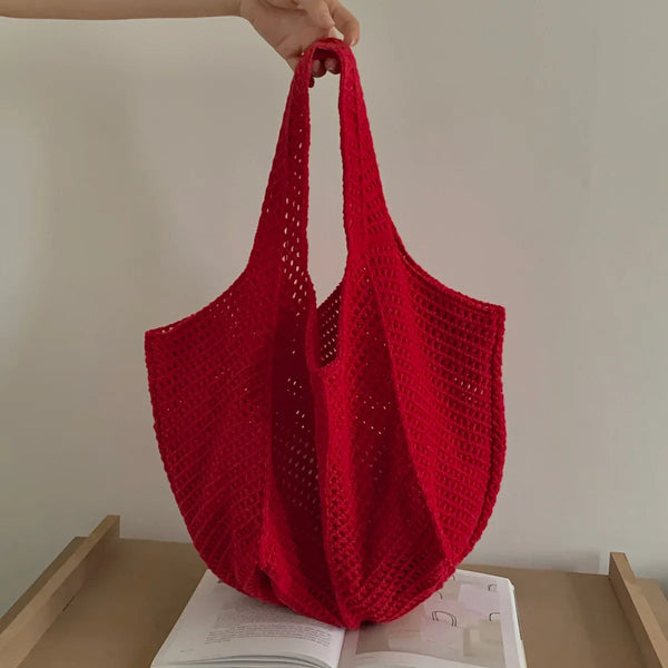 Crochet tote bag