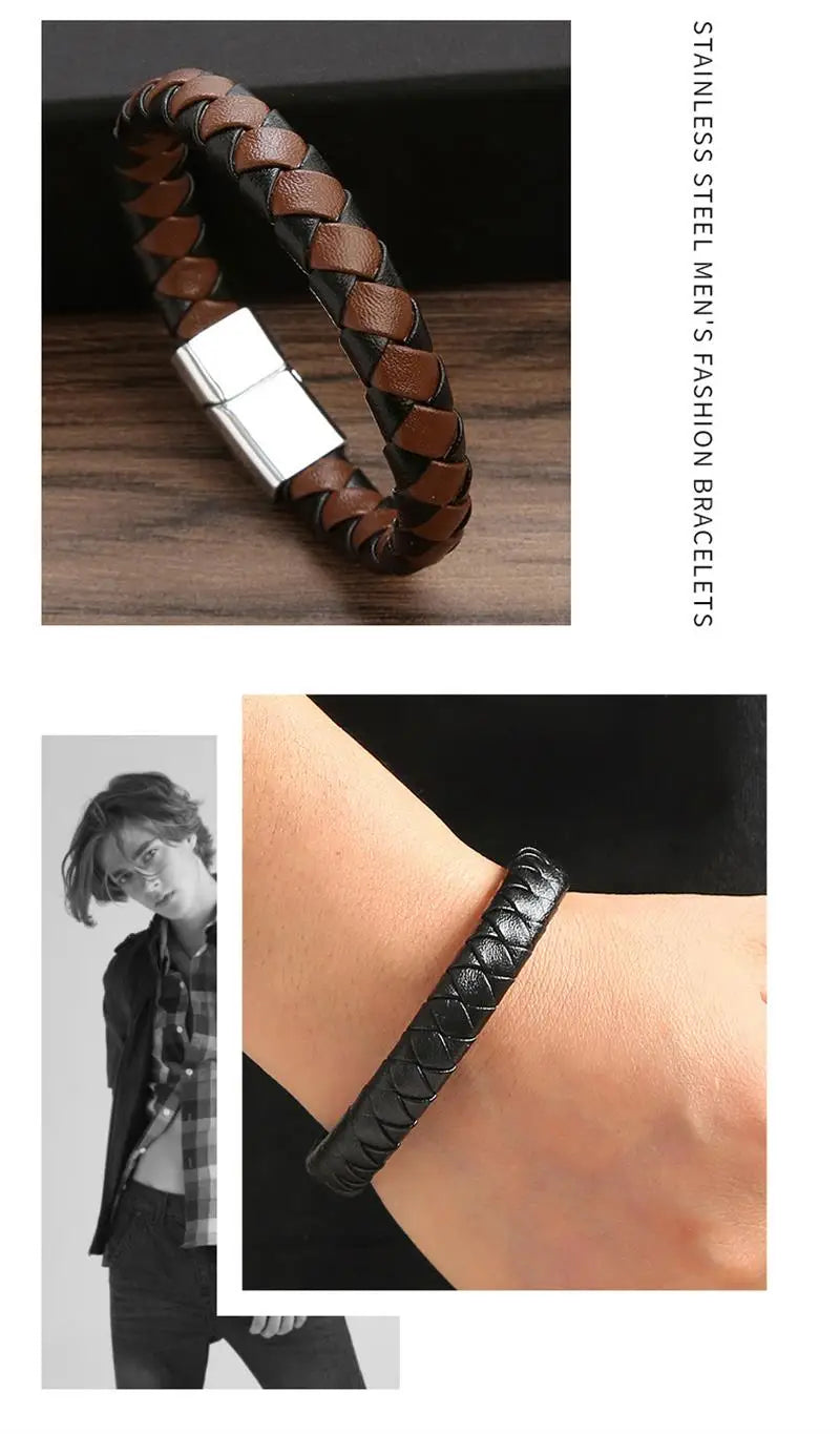Braided Leather Bracelet